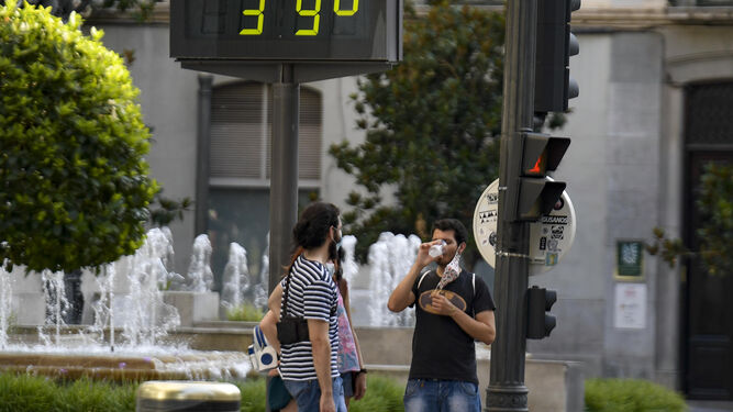 Temperaturas de 39 grados y en aumento en Granada