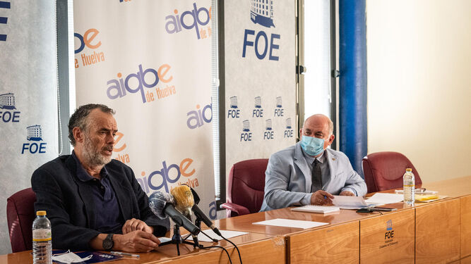 Carlos Ortiz y Rafael Eugenio Romero, presidente y gerente de Aiqbe, desgranaron las principales cifras de la entidad.