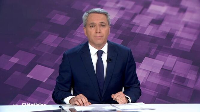 Vicente Vallés, conductor de 'Antena 3 Noticias 2'