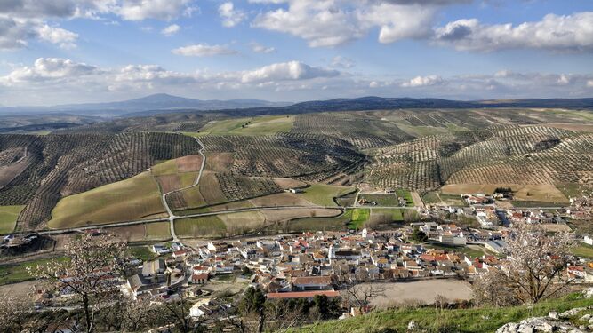 Las vistas desde la localidad de Píñar.