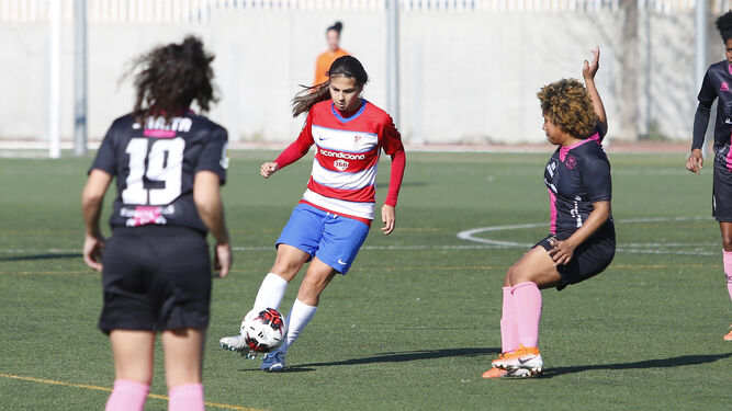 El Granada CF Femenino, en un lance de un partido anterior