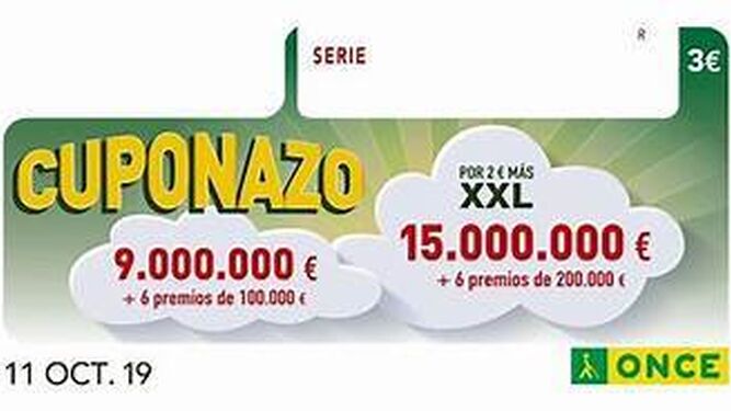 El Cuponazo de la ONCE reparten Granada 250.000 euros entre diez acertantes