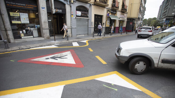 Así es la peatonalización de la calle San Antón
