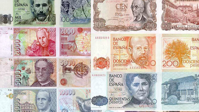 Pesetas: ¿Qué billetes y monedas puedo cambiar por euros?
