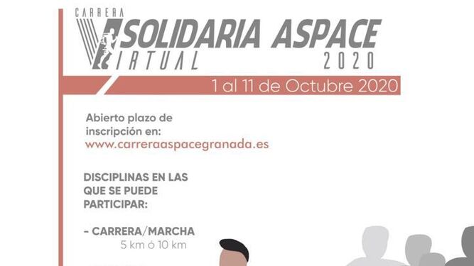 Aspace organiza su carrera solidaria de forma virtual por la pandemia