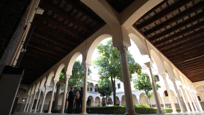 El claustro del convento de Santa Clara.