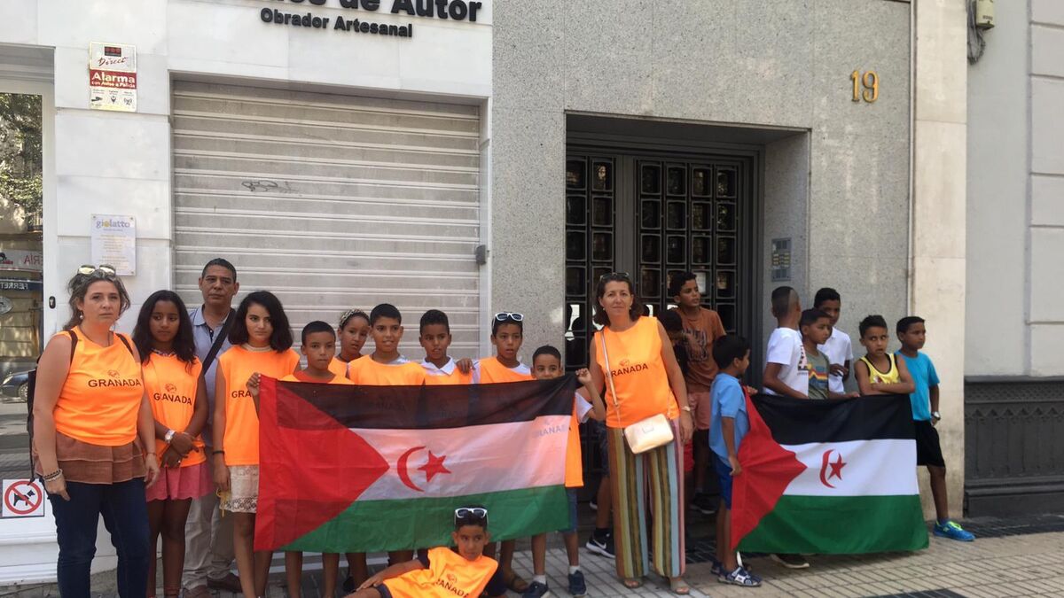 Niños del Sáhara acogidos en Granada en otros veranos