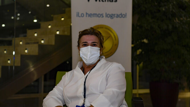El equipo de limpieza del Hospital, el eslabón que protege del coronavirus. Josefina Gómez, gobernanta del equipo de limpieza del Hospital Vithas Granada.