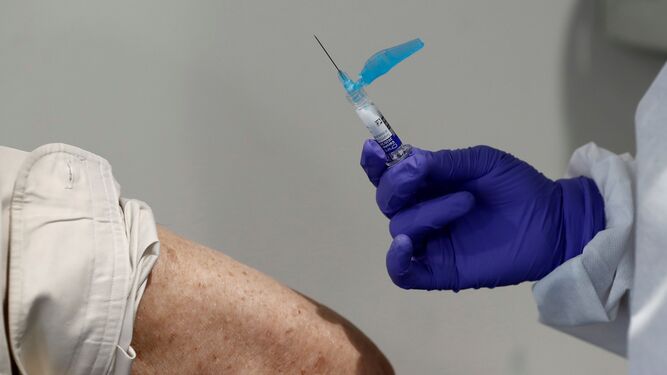 Vacunación en la campaña de la gripe.