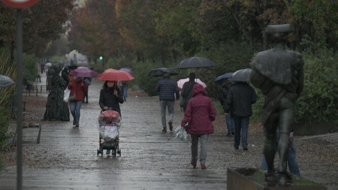 Jornada lluviosa en Granada este jueves