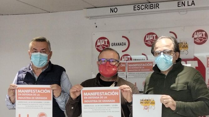 UGT convoca la manifestación de la industria de Granada