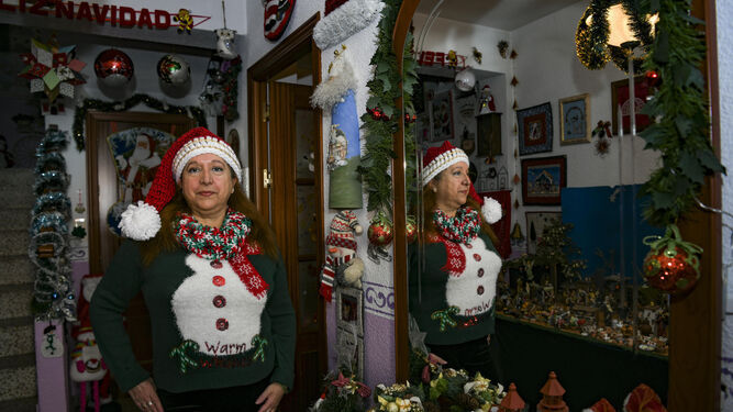 Fotos de la casa decorada por Navidad de la Mam&aacute; Noel de Espa&ntilde;a
