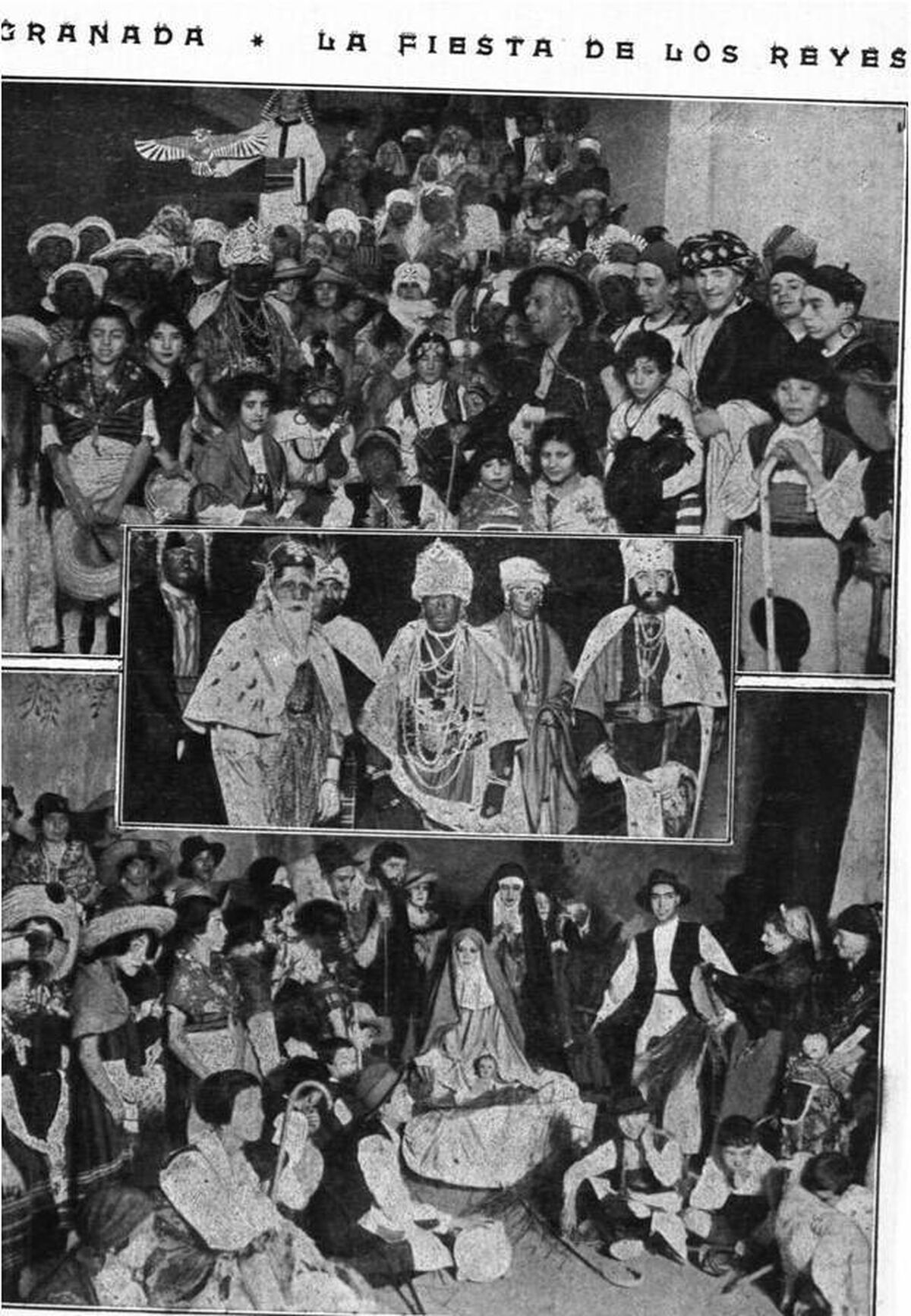 Cabalgata de Reyes. 1926. Fotos de Torres Molina y Trino.
