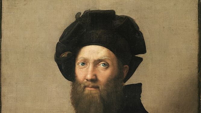 Castiglione retratado por Rafael Sanzio. 1514-15