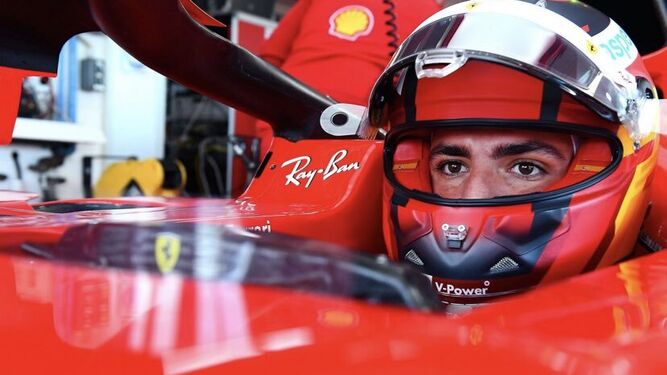 Carlos Sainz se estrena con Ferrari en Fiorano
