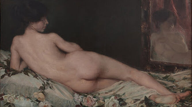 El cuadro 'Desnudo de mujer' de Aurelia Navarro se puede ver ahora en el Prado