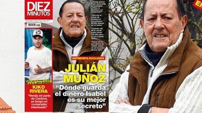 Julián Muñoz en la portada del 'Diez Minutos' de esta semana