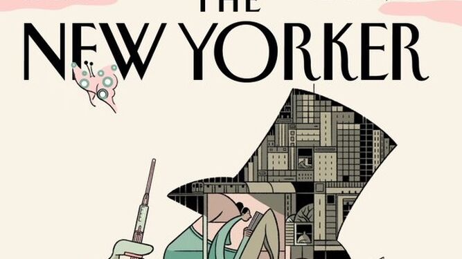 La parte superior de la portada 'The New Yorker'