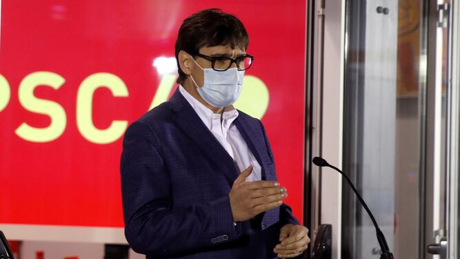 Salvador Illa, candidato del PSC a la Presidencia catalana