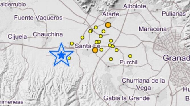 Otro fuerte terremoto de 3,5 grados sacude otra vez Granada