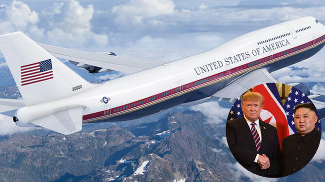 Trump le ofreció a Kim Jong-un llevarle "a casa" en el Air Force One