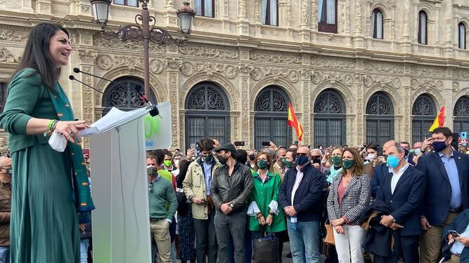 La diputada de Vox por Granada Macarena Olona, ¿candidata a la Junta de Andalucía?