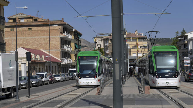 El Metro de Granada, en la cabecera de Albolote