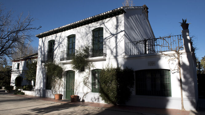 Imagen de la fachada de la Huerta de San Vicente, residencia de verano de Lorca