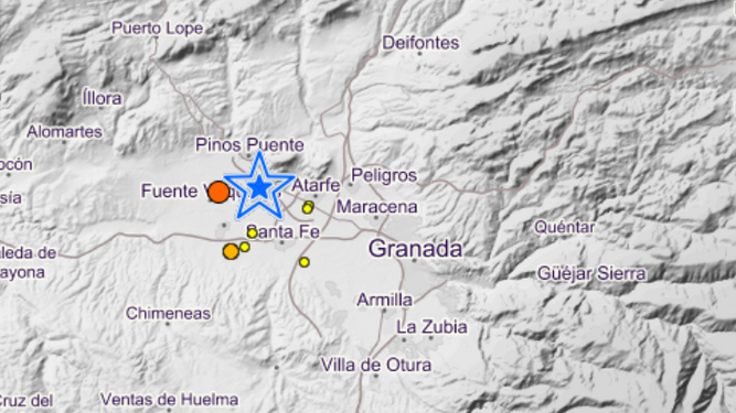 La provincia de Granada registra dos nuevos terremotos
