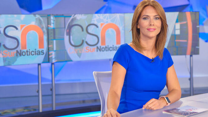 Victoria Romero en una anterior etapa en 'Canal Sur Noticias'