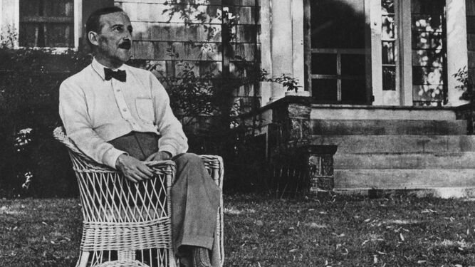 Stefan Zweig (1881-1942), retratado en Ossining (Nueva York) en el verano de 1941.