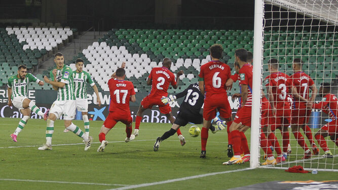 Borja Iglesias marcó cuando apenas quedaban cuatro minutos para el final.