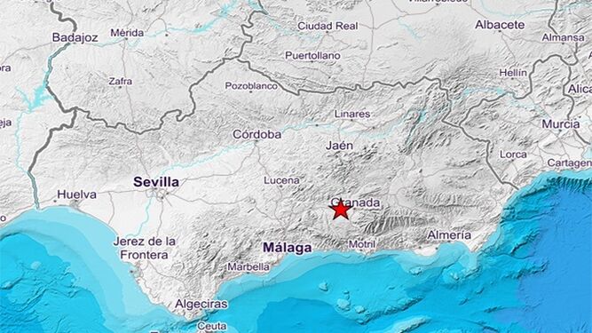 Susto de madrugada: registrado otro terremoto de 2,7 grados en el área metropolitana de Granada