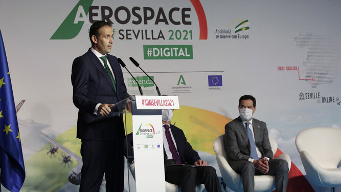 Intervención del secretario de Airbus en la ADM Sevilla 2021.
