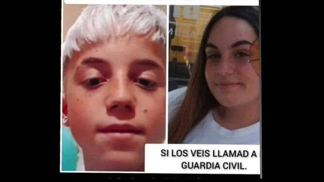 Los dos adolescentes desaparecidos desde el domingo en Granada.