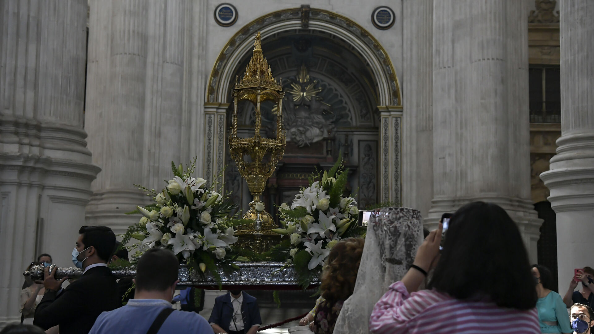 Fotos: la celebraci&oacute;n del Corpus Christi 2021 en la Catedral de Granada