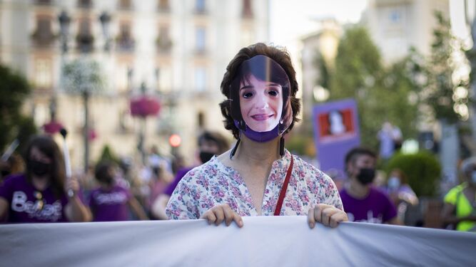 Una manifestación reclama en Granada el indulto para Juana Rivas