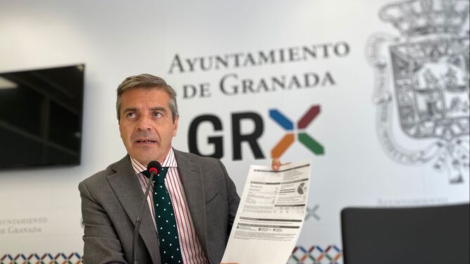 El concejal del PP en el Ayuntamiento de Granada, César Díaz.