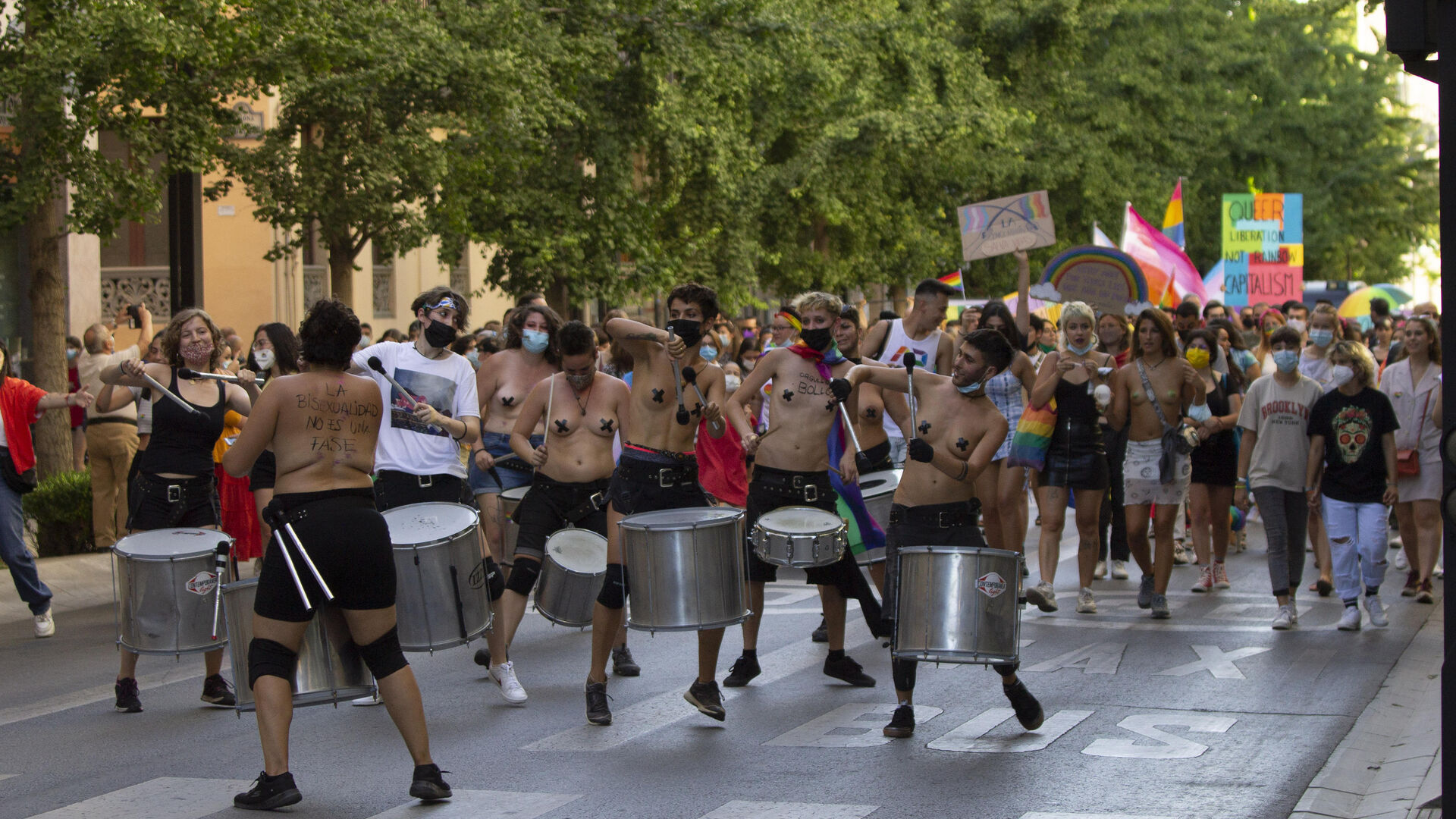 Fotos de la manifestaci&oacute;n del Orgullo LGBTI+ en Granada
