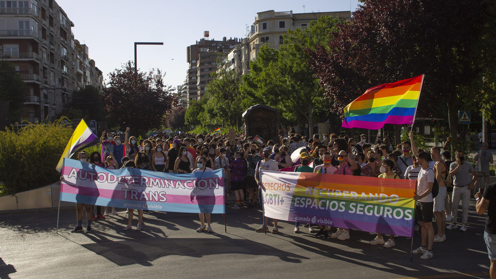 Fotos de la manifestaci&oacute;n del Orgullo LGBTI+ en Granada