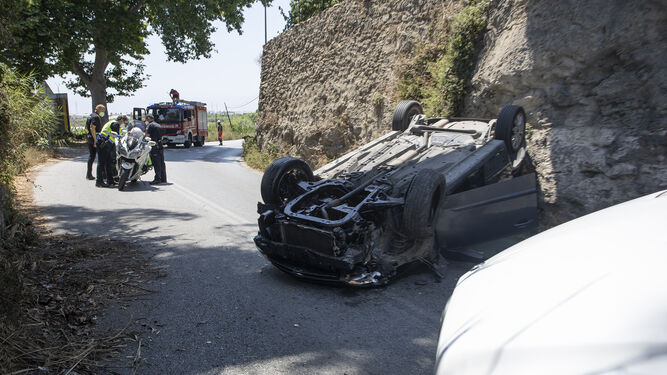 Costa de Granada: Dos heridos en una aparatoso accidente en Motril