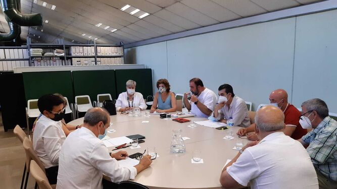Reunión entre UP y PSOE