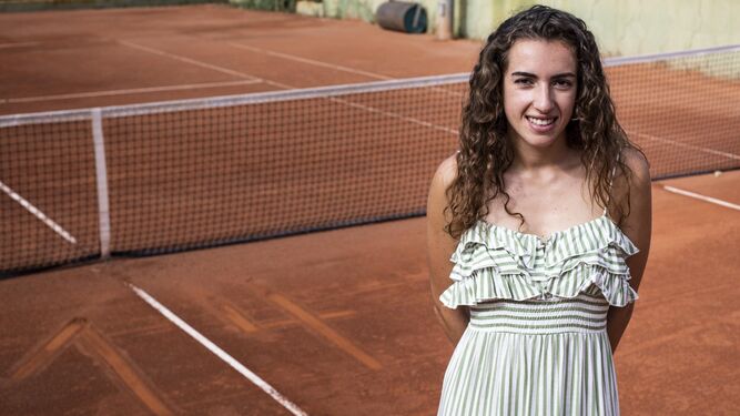 María Villar, en la Real Sociedad de Tenis de Granada.