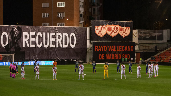 Estadio de Vallecas donde juega el Rayo Vallecano.