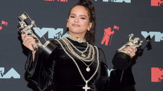 Rosalía en la gala de los MTV en 2019