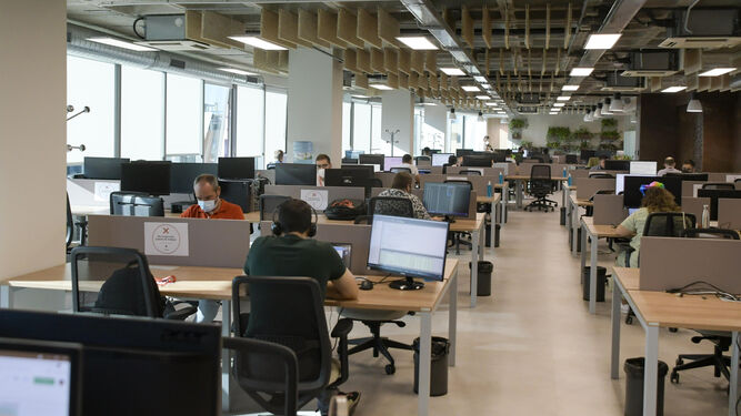 Sala de trabajo de Cívica Software
