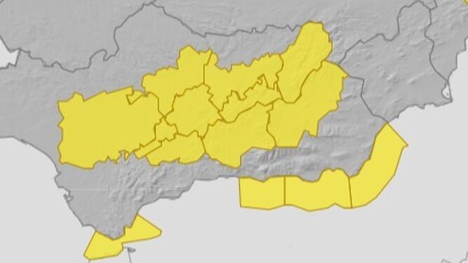 Cambio de tiempo en la provincia de Granada: Aviso amarillo por tormentas en el interior y oleaje en la Costa