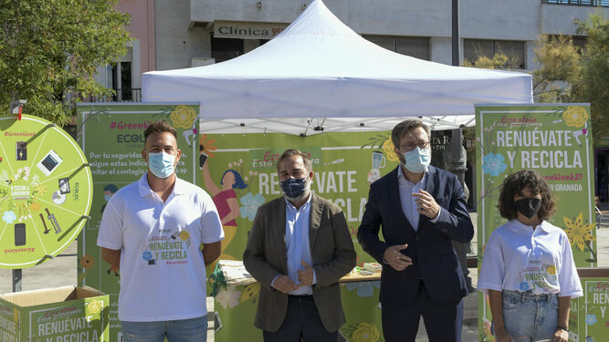 Conciencian sobre recogida de residuos eléctricos y electrónicos en Granada con la campaña Green Week 21