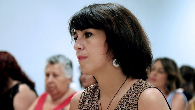 Juana Rivas, durante una vista en un juzgado