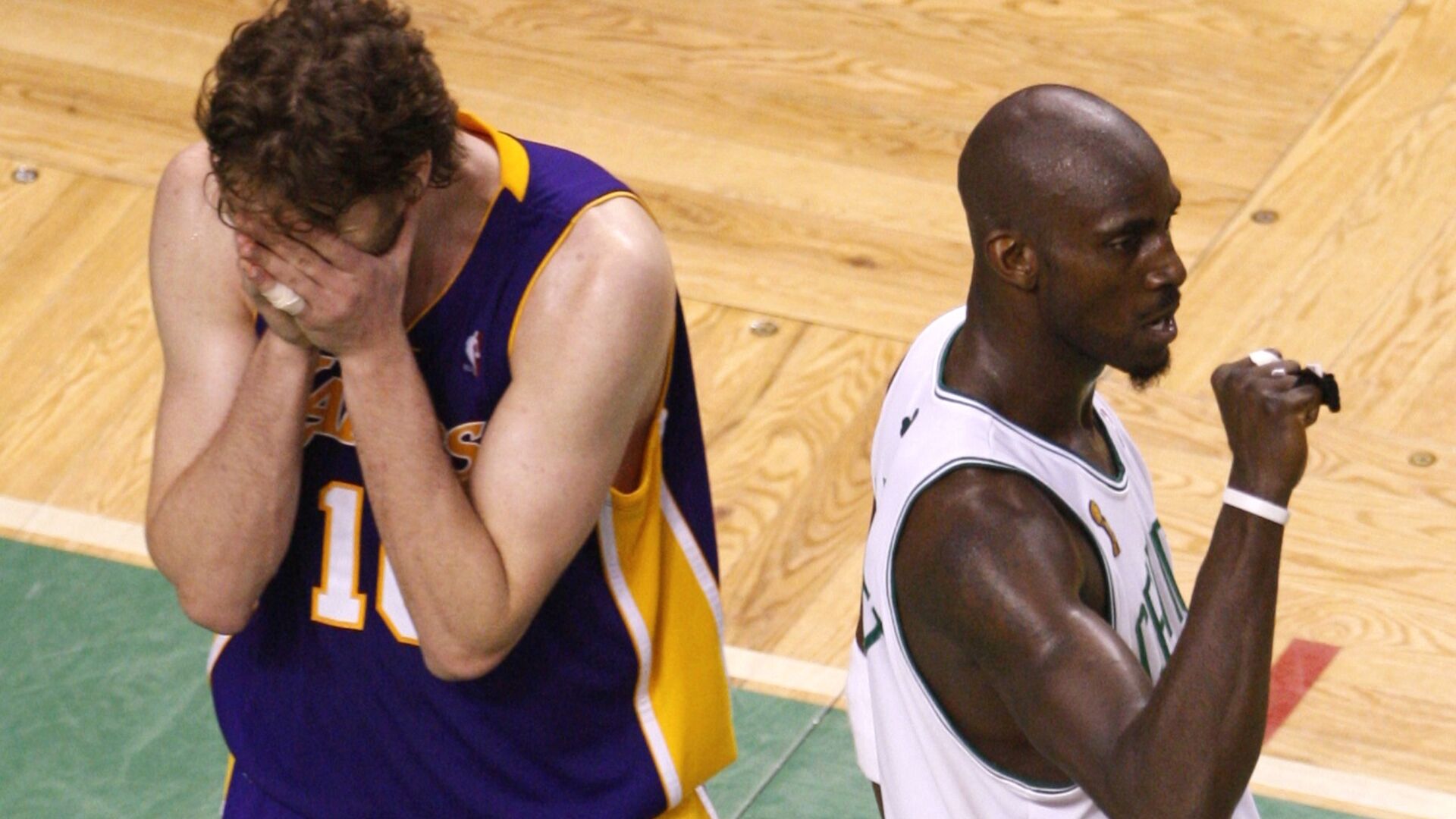 Los Lakers de Gasol perdieron la final de 2008 frente a Celtics.
